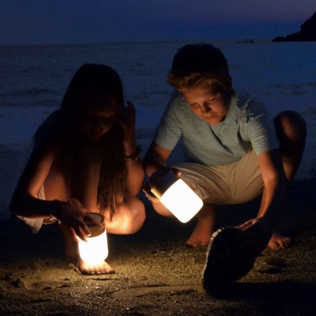 Колонка беспроводная Colors Led Sound Jar, золотая, Halo Design