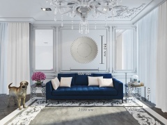 Зеркало круглое венецианское в виде цветка диаметр 86 см Livian