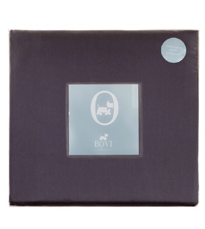 Простыня прямая (SB), сатин, 240x280см. графитовый, BOVI