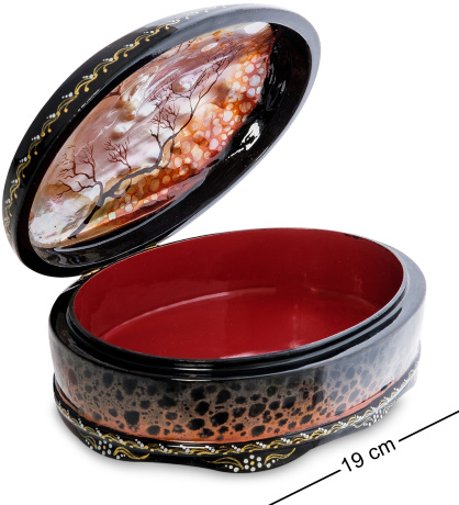 ШК-17/ 4 Шкатулка "Хозяйка леса" исп. Ермакова