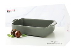 Форма для запекания, 32х22 см, фарфор P, прямоугольная, серо-зеленая, Indulgence Maxwell &amp; Williams