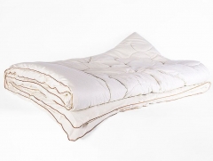 Одеяло всесезонное с овечьей шерстью &quot;Шерстяной завиток&quot;, 140х205 из микрофибры, Natures