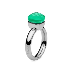 Кольцо Firenze smaragd 16.5 мм 610392 G/S Qudo