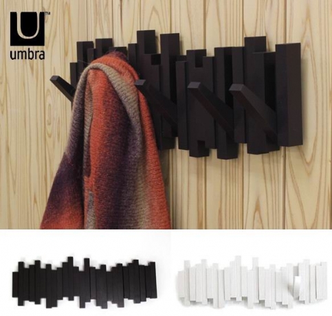 Газетница-вешалка Sticks, черная, Umbra