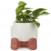 Кашпо керамическое для цветов Mr. Sitty красное, 20 см. Balvi
