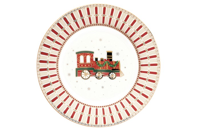 Набор десертных тарелок Полярный экспресс, 19 см. 4 шт. Easy Life