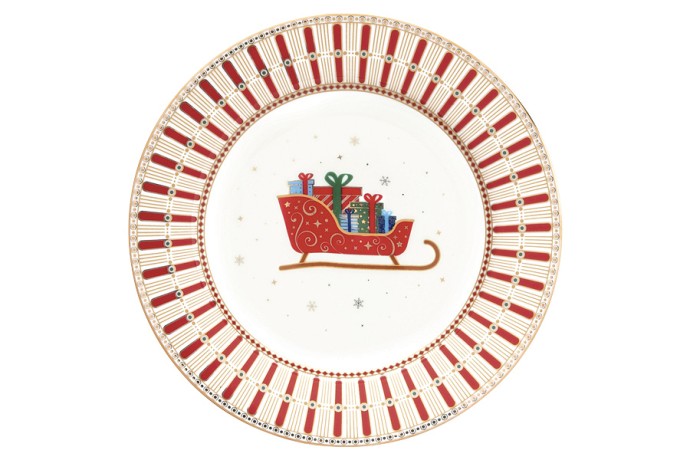 Набор десертных тарелок Полярный экспресс, 19 см. 4 шт. Easy Life