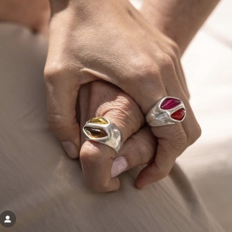 Кольцо VALLE DE CRISTAL ROSA M