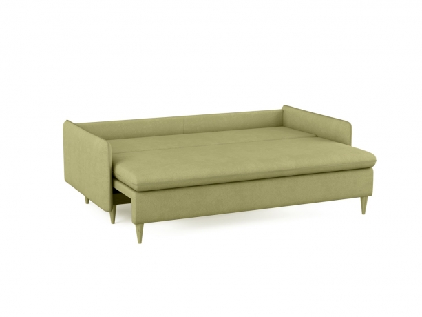 Диван-кровать Fresh, коллекция "Фреш" 214*96*114, Полиэстер, Хлопок, Нейлон, Пенополиуретан, Дерево, Хаки