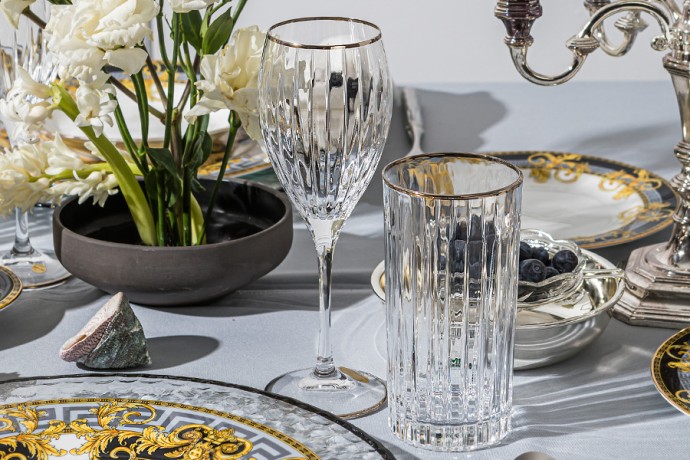 Набор стаканов для воды Пиза серебро, 0,375 л. 6 шт. Same Decorazione