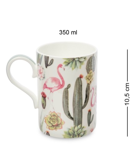 JK-304 Кружка "Фламинго" (Fenicottero Pavone)