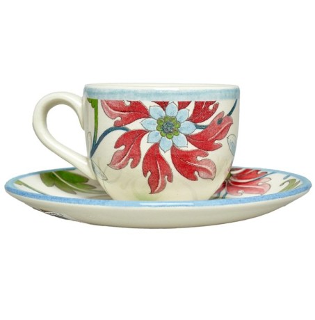 Чашка д/эспрессо, 90 мл. с блюдцем, BOTANICAL SPIRAL Grace by Tudor