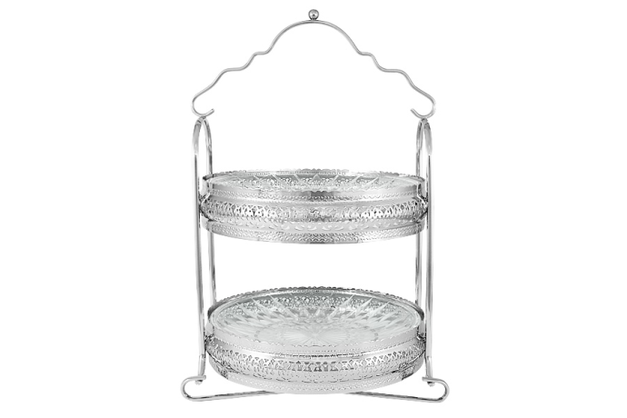 Блюдо сервировочное двухъярусное "Британи" 23х20х33 см. Regent