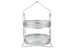 Блюдо сервировочное двухъярусное "Британи" 23х20х33 см. Regent