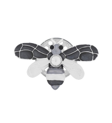 Брошь Пчела XZ1384.2 BW/S Shadore