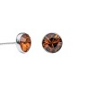 Пусеты Smoked Topaz SWE298 ST S Fiore Luna