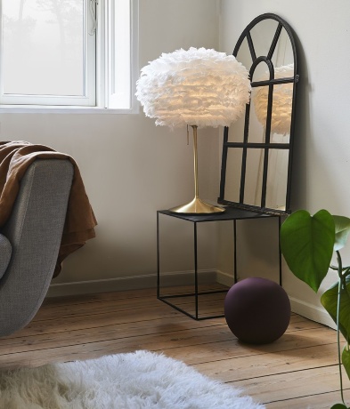 Плафон Eos mini, перья, 20x35 см. Umage