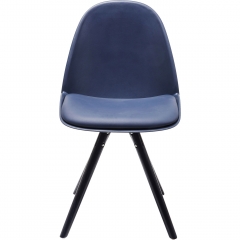 Стул Candy, коллекция "Леденец" 49*84*53, Искусственная кожа, Полипропилен, Ясень, Синий