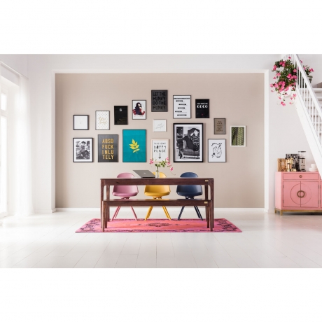 Стул Candy, коллекция "Леденец" 49*84*53, Искусственная кожа, Полипропилен, Ясень, Синий