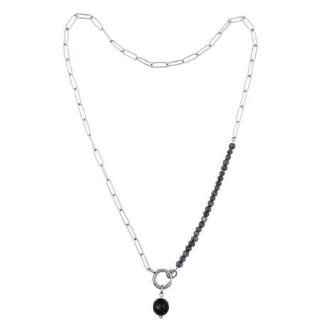 Колье AGAT GREY Fiore Luna