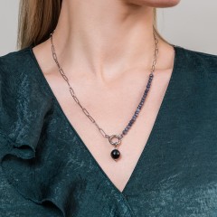 Колье AGAT GREY Fiore Luna