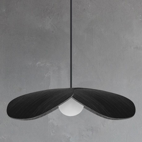 Плафон Forget Me Not medium black oak, 28x7 см. Umage