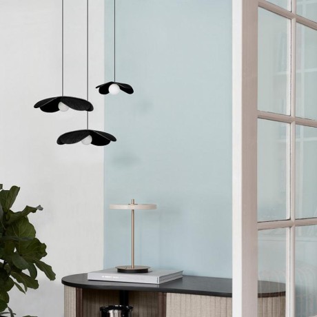 Плафон Forget Me Not medium black oak, 28x7 см. Umage