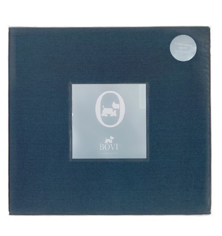 Простыня на резинке (SB), сатин, 180x200x30см. индиго, BOVI