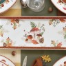Блюдо, 35х15 см, фарфор P, белое, прямоугольное, Грибы и листья, Autumn Breeze, Easy Life