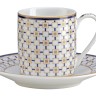 Набор из 2-х кофейных чашек с блюдцами Charles, 0,08 л. Pozzi Milano 1876