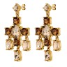 Серьги LEONORA SG GOLDEN /BROWN