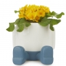 Кашпо керамическое для цветов Mr. Sitty синее, 20 см. Balvi