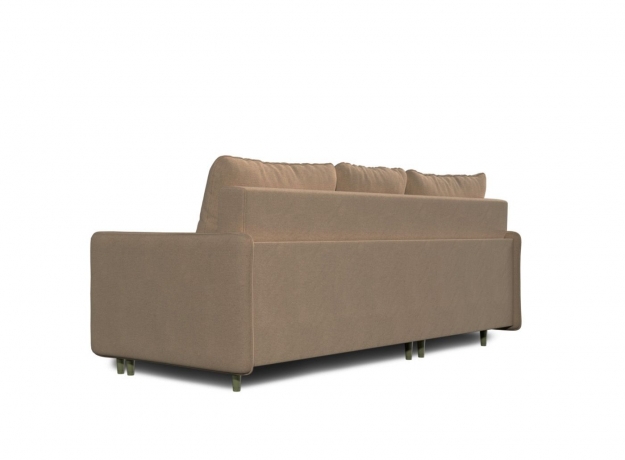 Диван-кровать Fresh, коллекция "Фреш" 214*96*159, Полиэстер, Хлопок, Нейлон, Пенополиуретан, Дерево, Коричневый