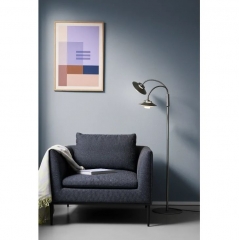 Напольный светильник с двуми лампами 1123, Ø30, латунь/метал Halo Design