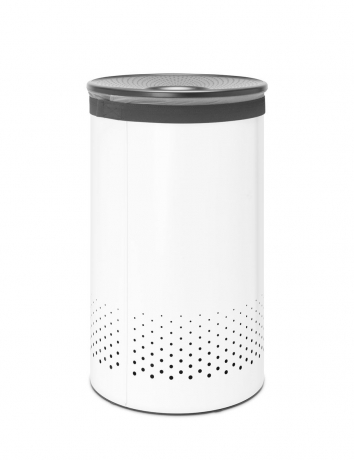 Бак для белья с пластиковой крышкой (60 л), Белый Brabantia