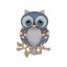 Брошь Сова на ветке XZ0869.21 BL/G Shadore