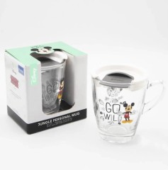 Кружка, 320 мл. черная крышка JUNGLE Disney LUCARIS