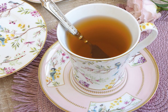 Чашка с блюдцем Пение птиц, 0,35 л. Easy Life