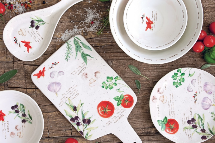 Салатник с ручками Домашняя кухня, 12 см. Easy Life