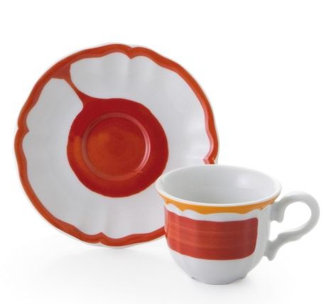 Кофейный набор, чашки с блюдцами, 100 мл, 6 персон. Servizio Caffe Giotto Fade