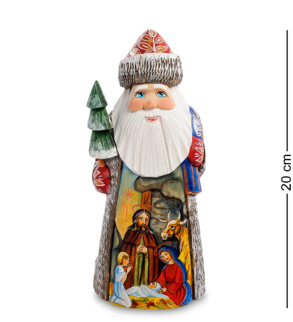 РД- 63 Фигурка Дед Мороз (Резной) 19см