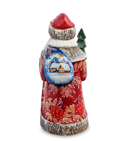 РД- 63 Фигурка Дед Мороз (Резной) 19см