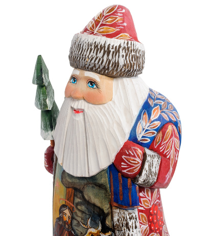 РД- 63 Фигурка Дед Мороз (Резной) 19см