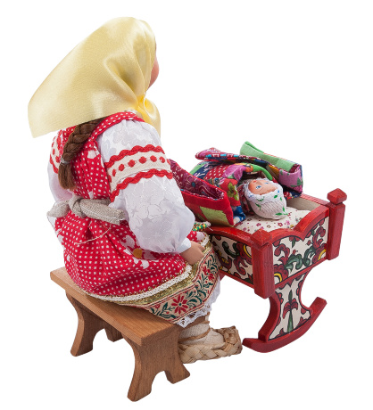 RK-913 Кукла "Настя с колыбелькой"
