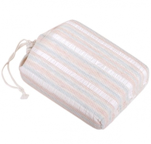 Покрывало "CANDY" 210х150 см. экрю/розовый/голубой, Devilla