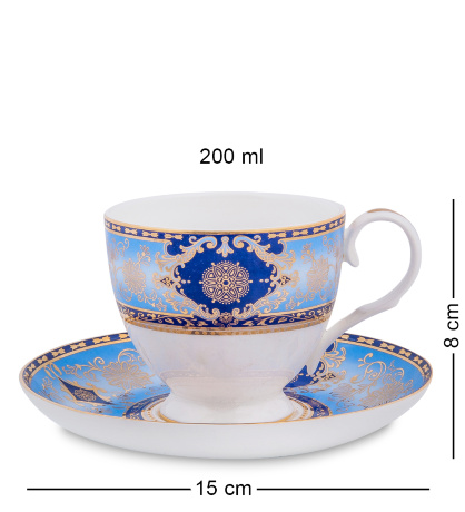 JK- 18 Чайный набор на 2 перс."Флоренция" (Pavone)