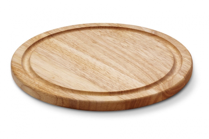Разделочная доска круглая Continenta, 25 см, цвет натуральный