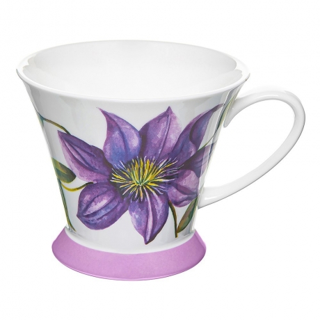 Кружка Фиолетовый клематис, 355 мл. Rose of England