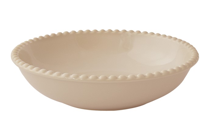 Тарелка суповая Tiffany, бежевая, 20 см. 0,75 л. Easy Life