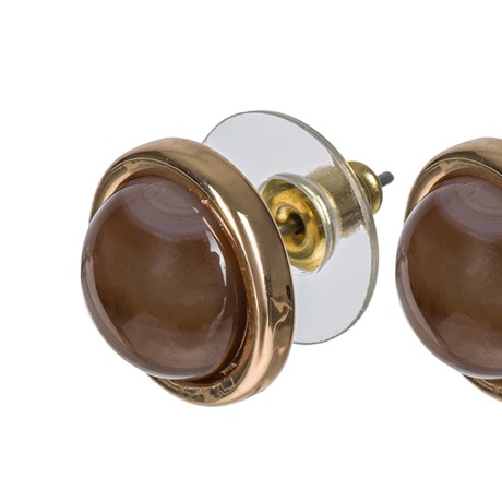 Пусеты COFFE AGATE